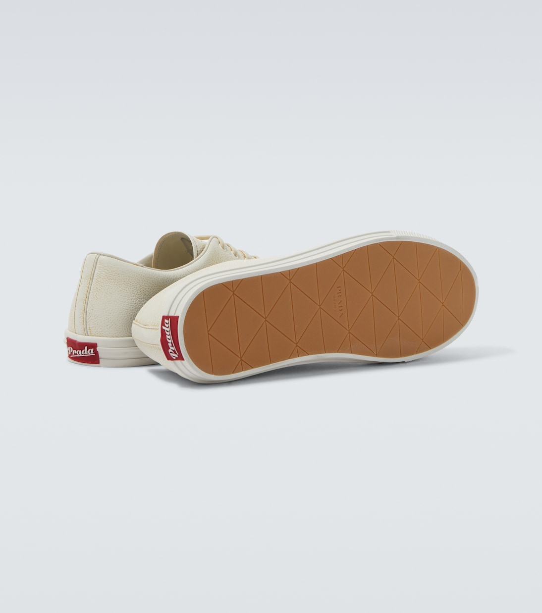 Leather sneakers | Prada