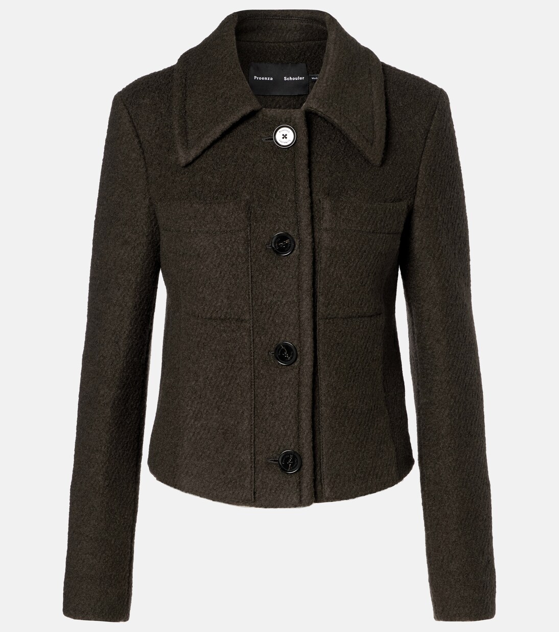 Kinsley wool-blend twill bouclé jacket | Proenza Schouler