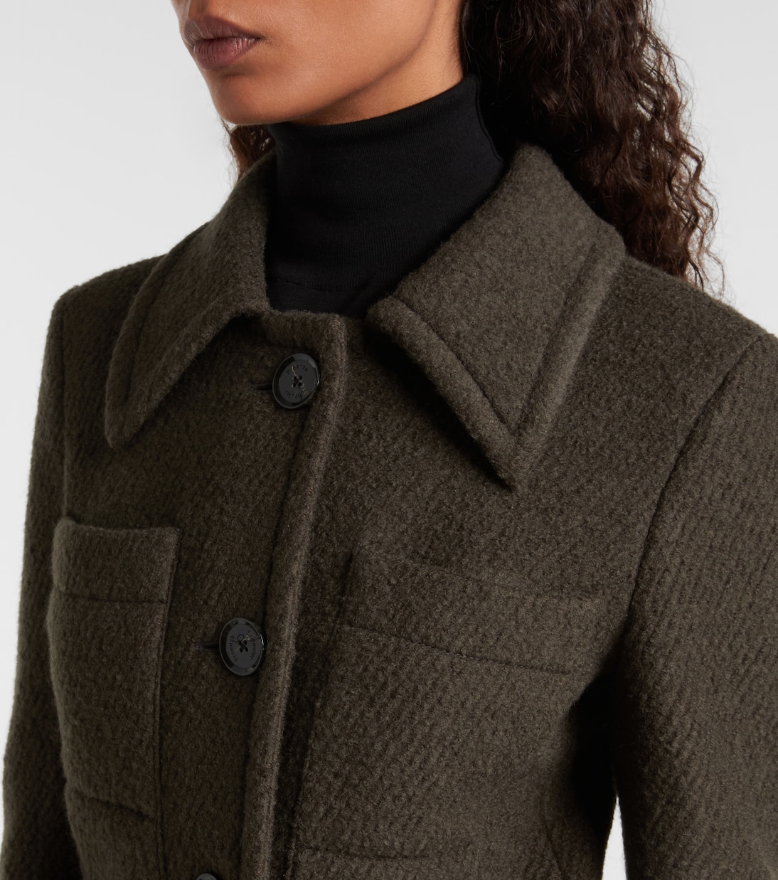 Kinsley wool-blend twill bouclé jacket | Proenza Schouler