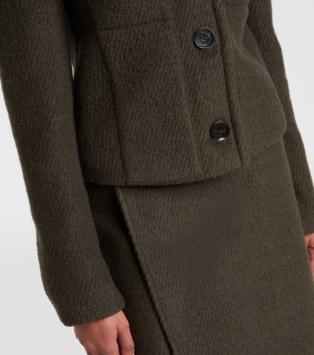Kinsley wool-blend twill bouclé jacket | Proenza Schouler