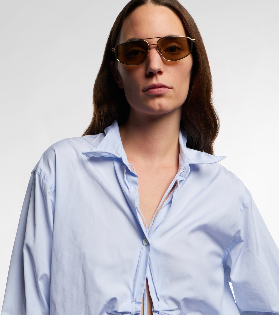 Logo aviator sunglasses | Prada