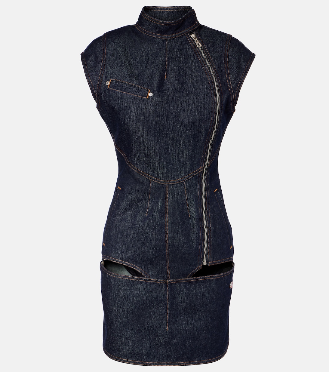Minikleid aus Denim | Jean Paul Gaultier