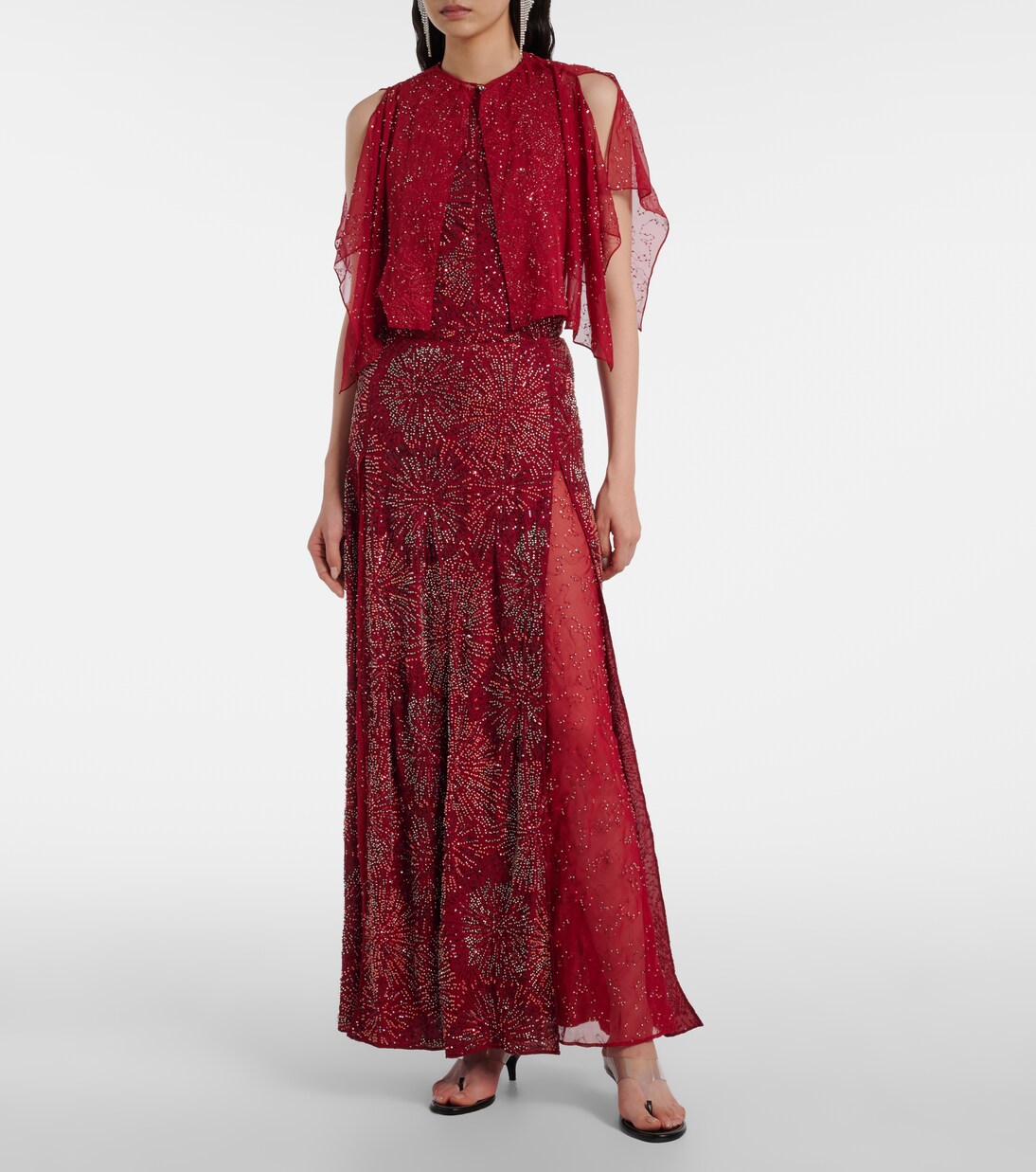 Embellished maxi skirt | Rabanne