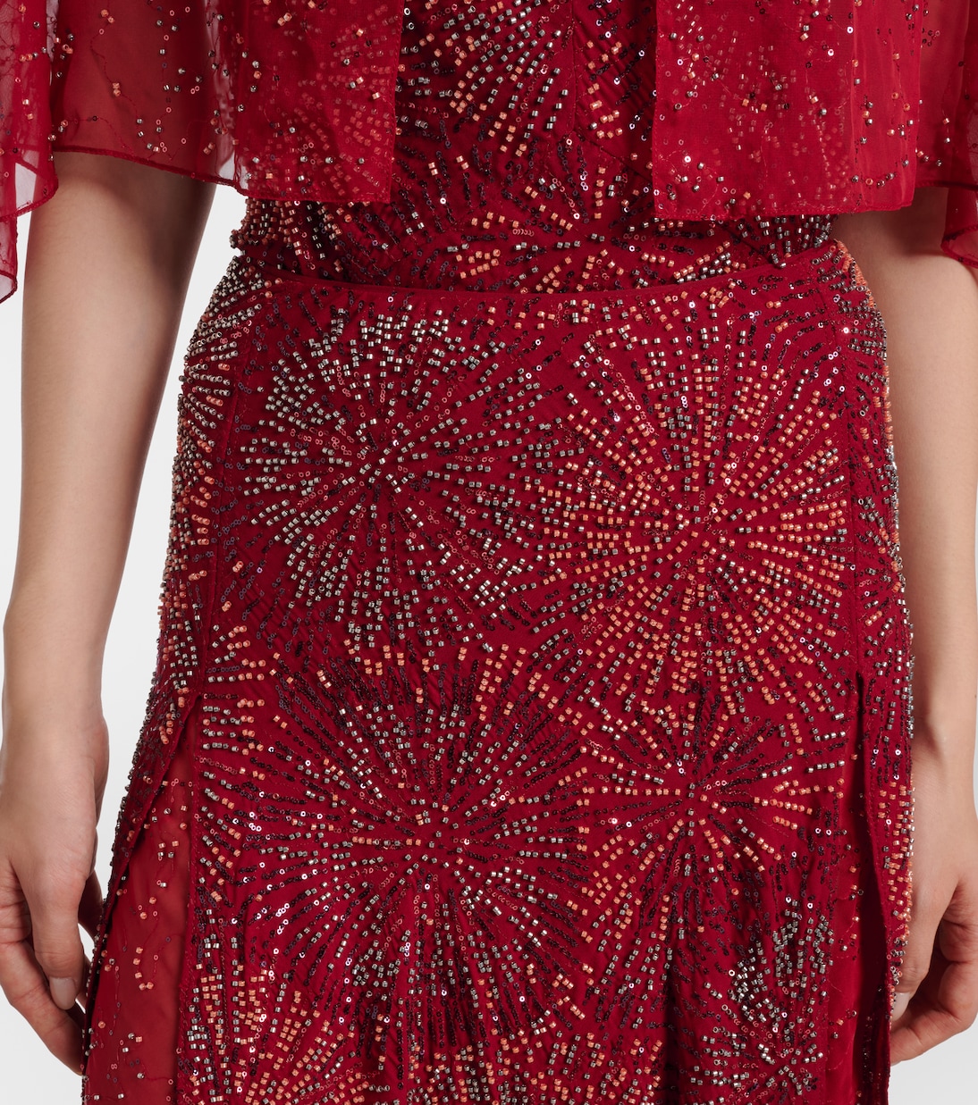 Embellished maxi skirt | Rabanne