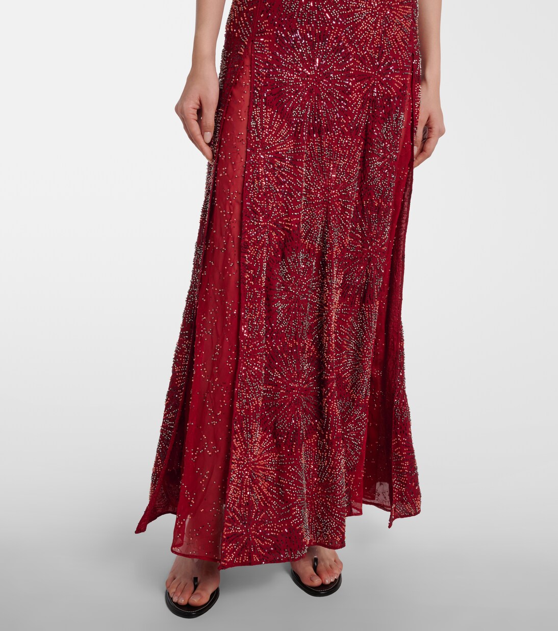 Embellished maxi skirt | Rabanne