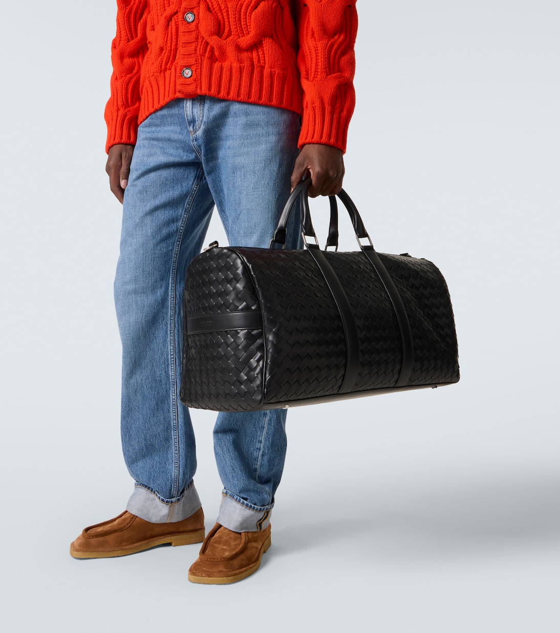 Intrecciato leather duffel bag | Bottega Veneta