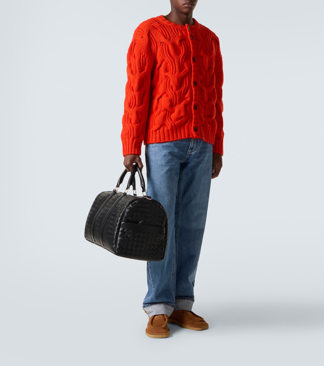 Intrecciato leather duffel bag | Bottega Veneta