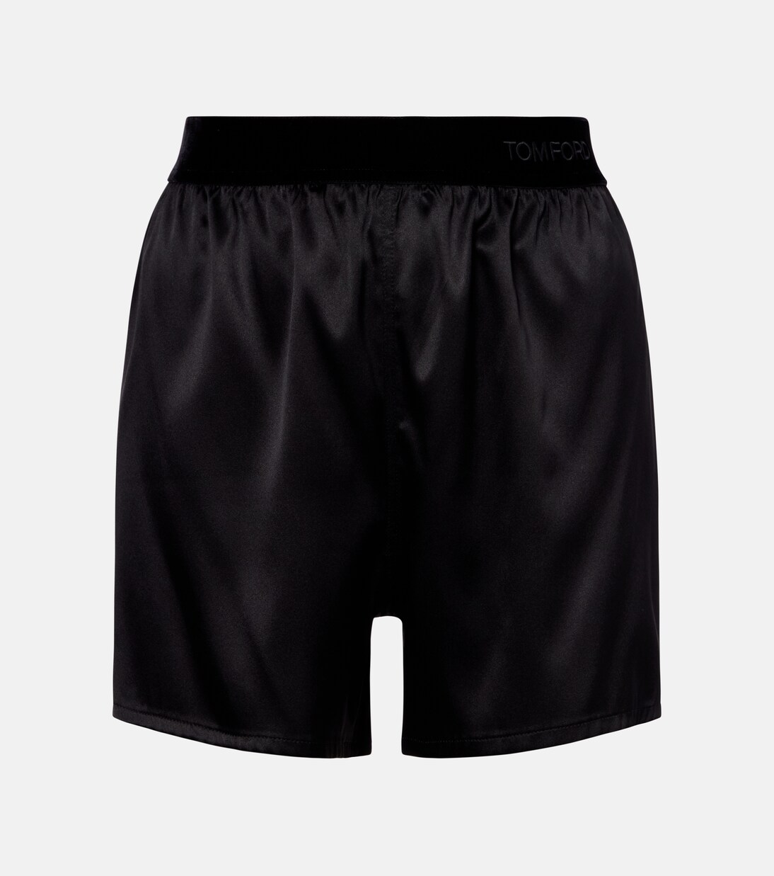 High-Rise Shorts aus Seide | Tom Ford