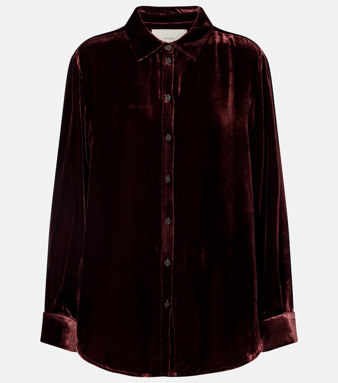 Chemise London en velours | Asceno