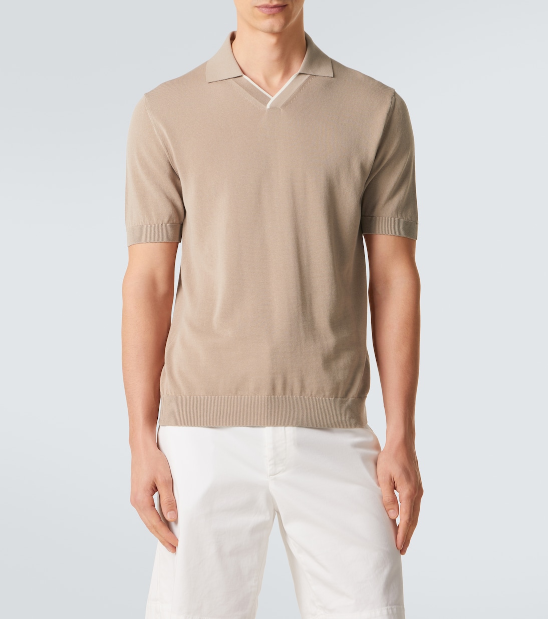 Cotton polo shirt | Slowear