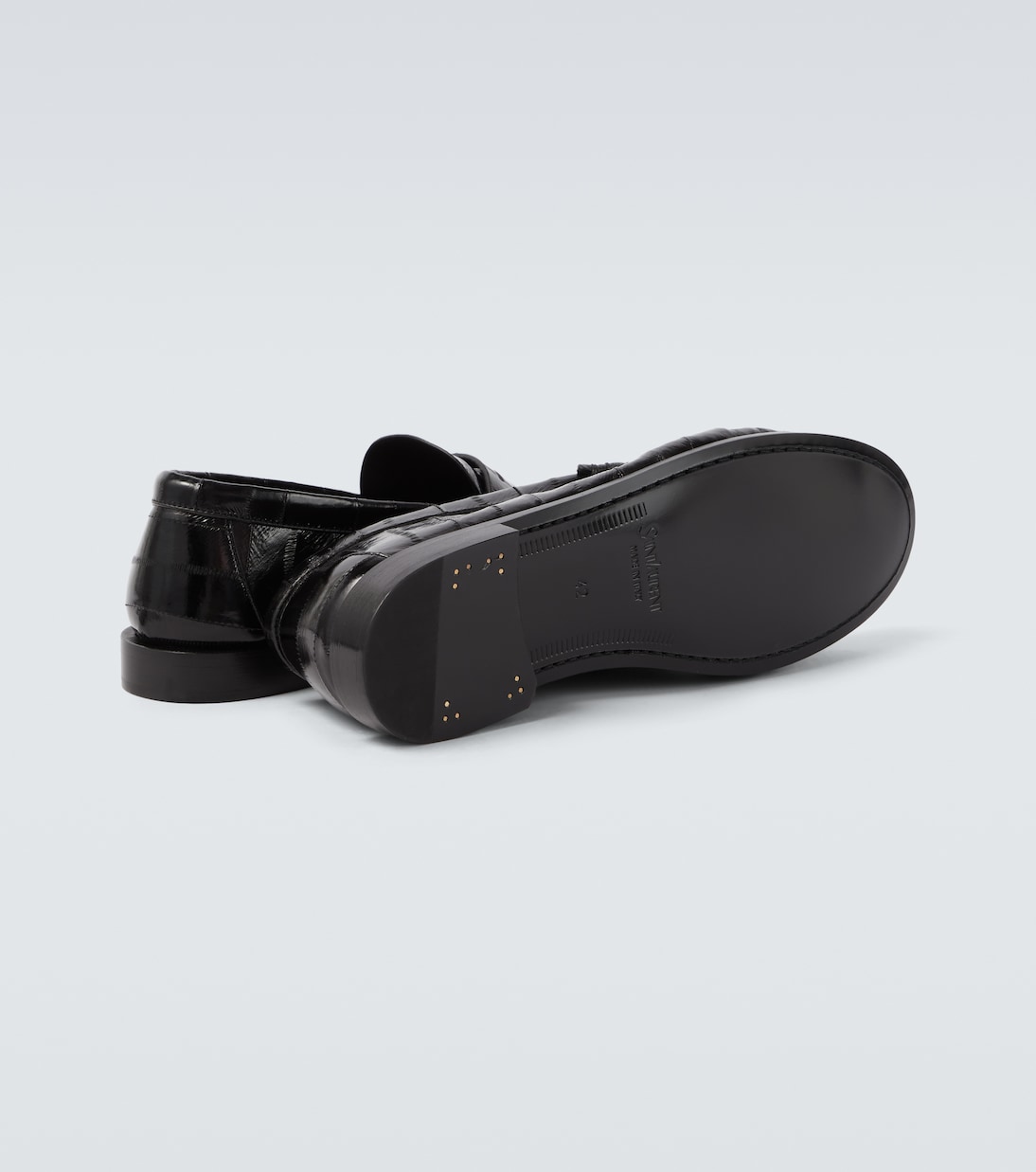 Le Loafer leather penny loafers | Saint Laurent
