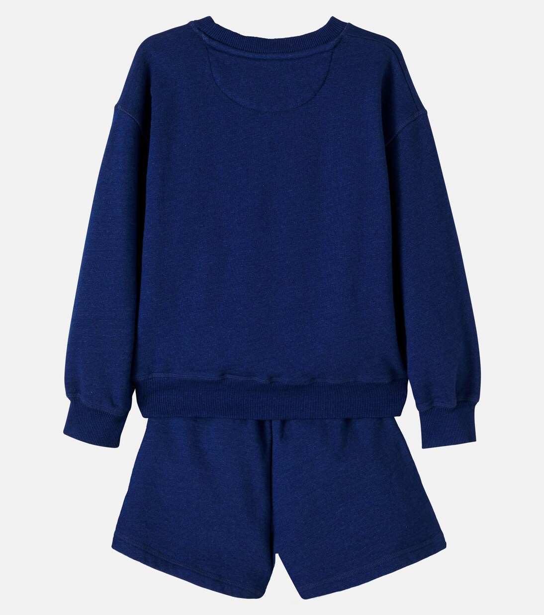 Logo cotton sweatshirt and shorts set | The New Society