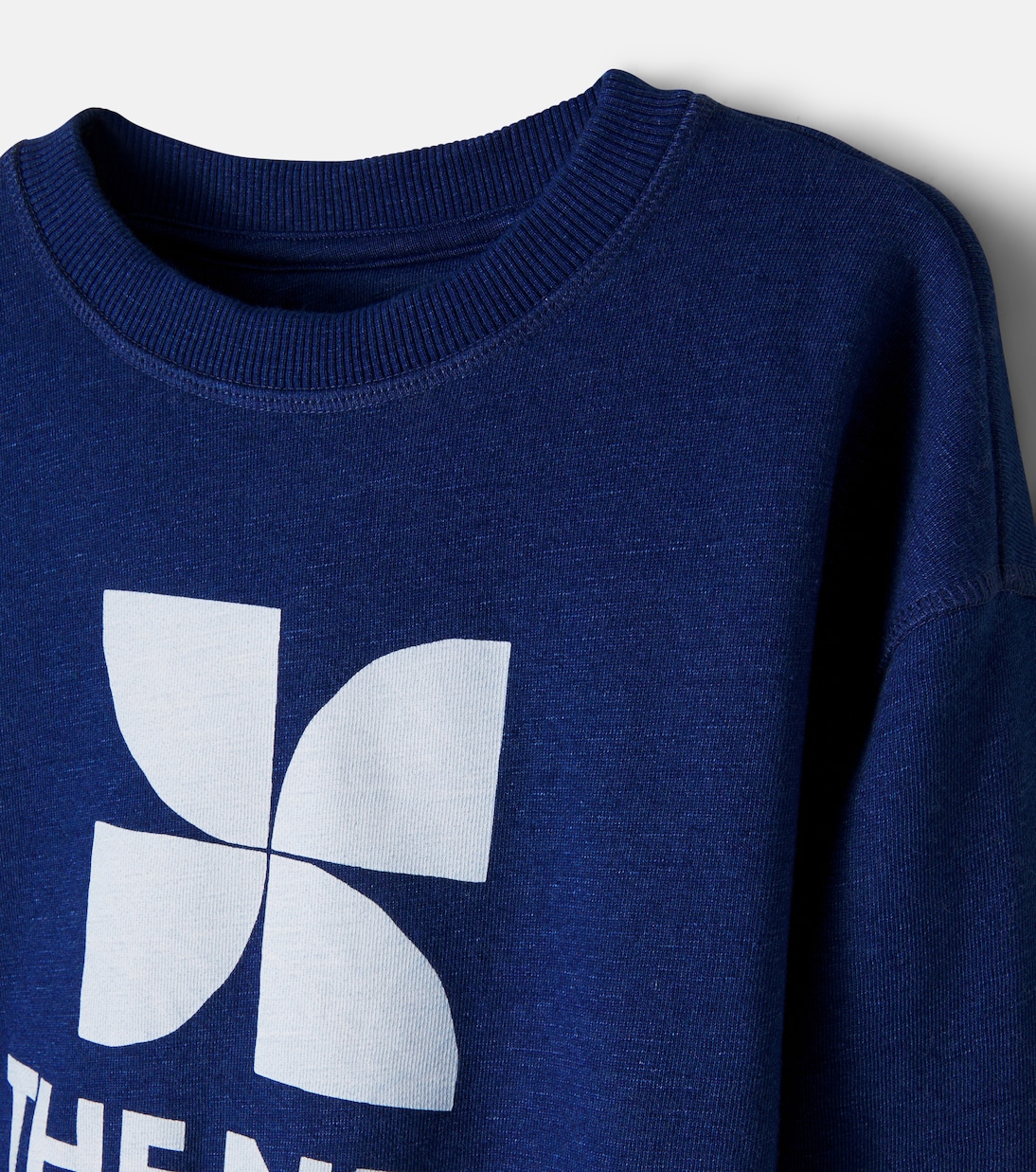 Logo cotton sweatshirt and shorts set | The New Society