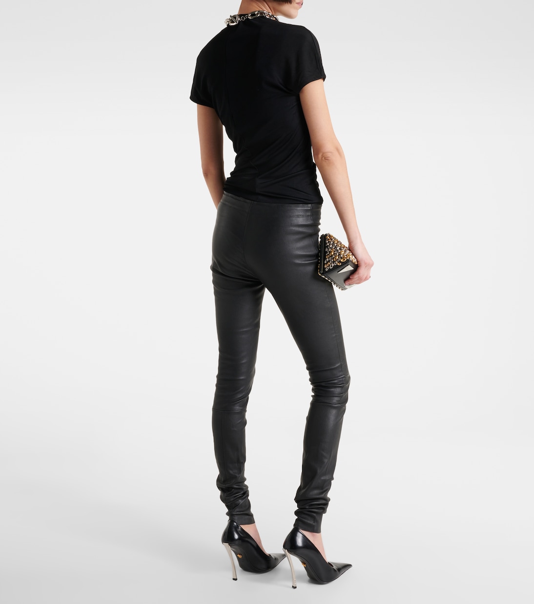 Legging Carolyn en cuir | Stouls