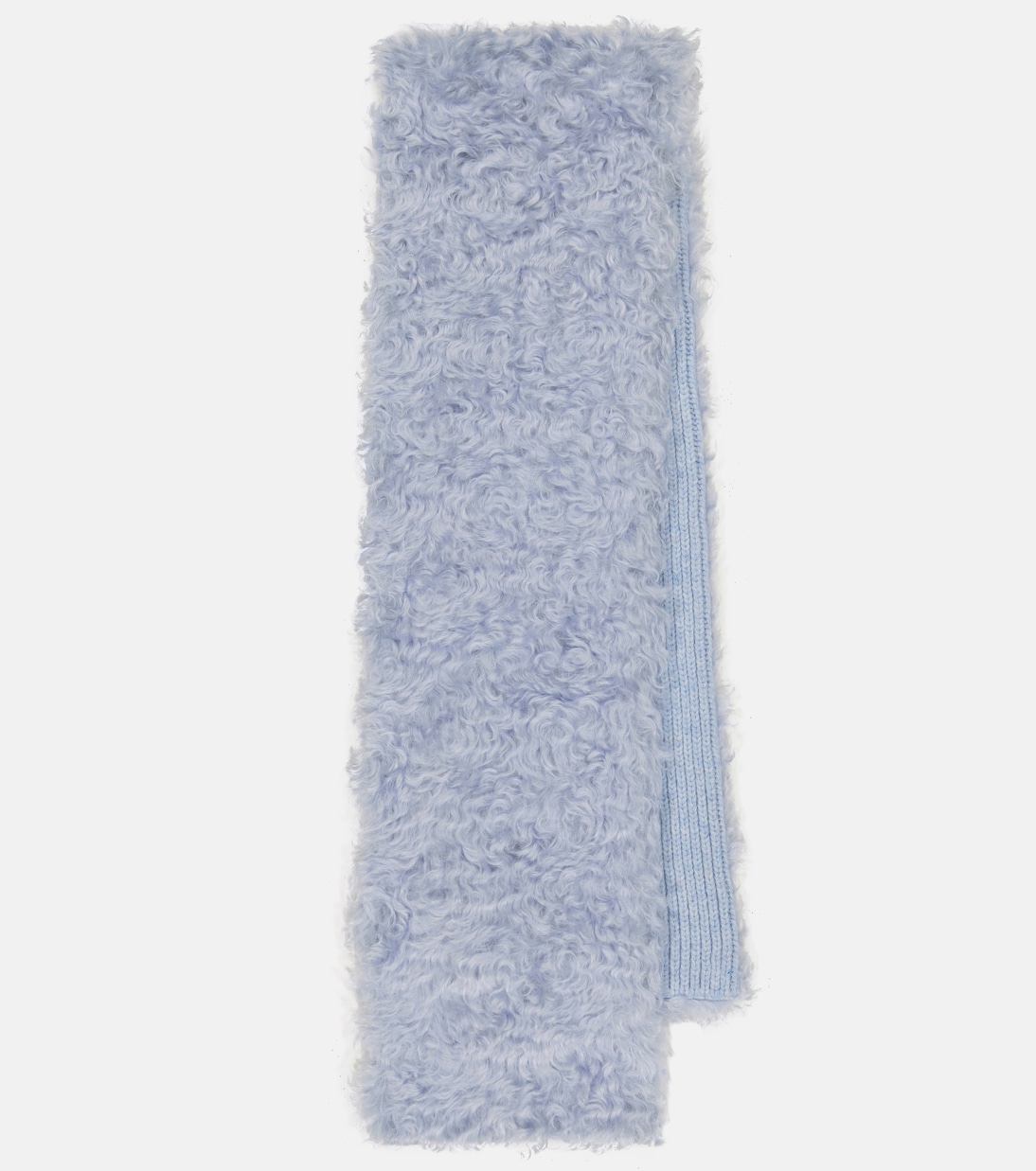 Sciarpa in mohair, cotone e lana | Miu Miu