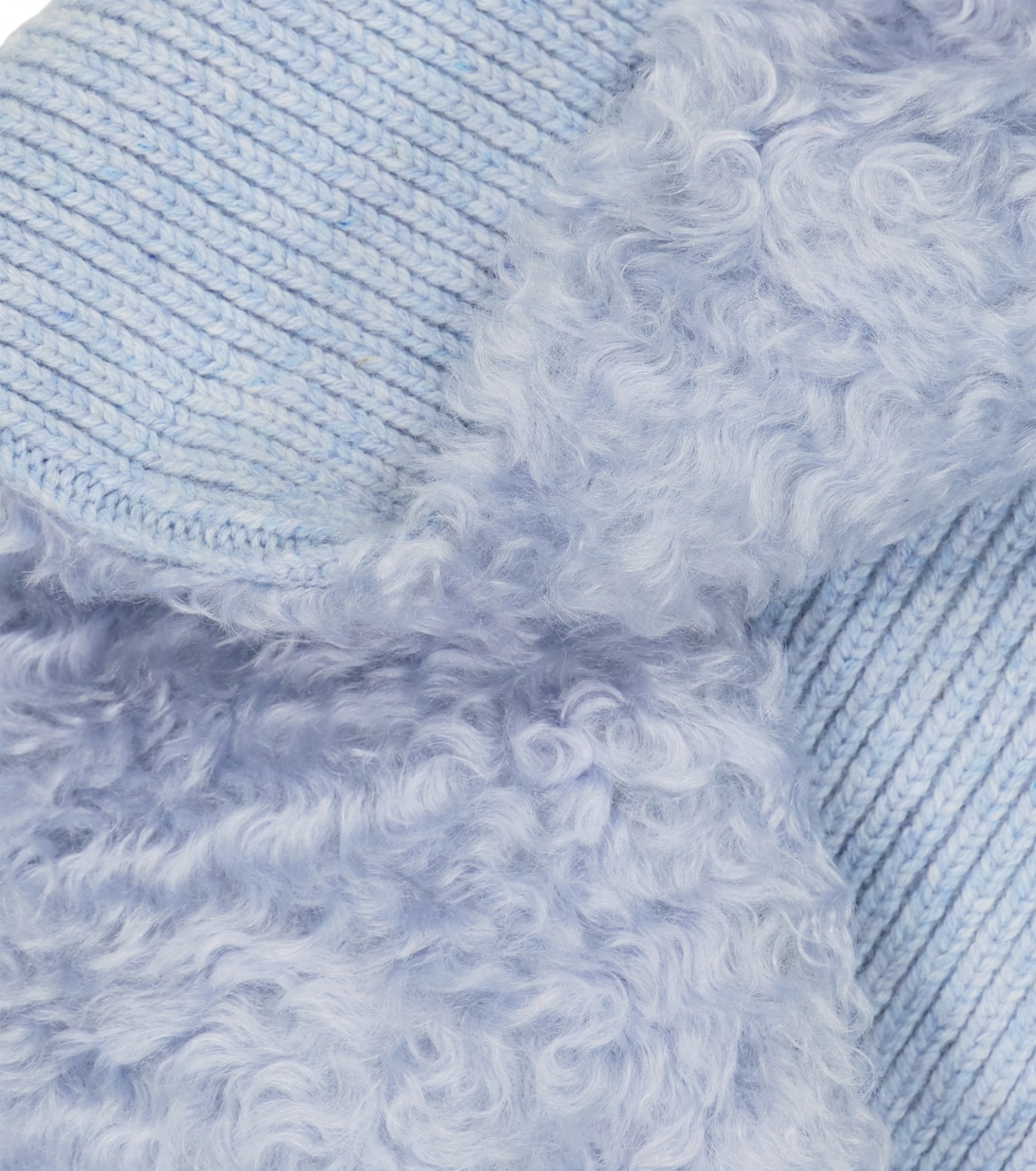 Sciarpa in mohair, cotone e lana | Miu Miu