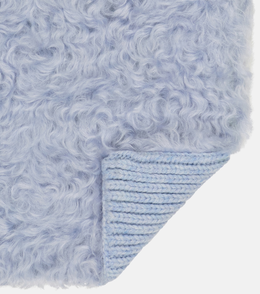 Sciarpa in mohair, cotone e lana | Miu Miu