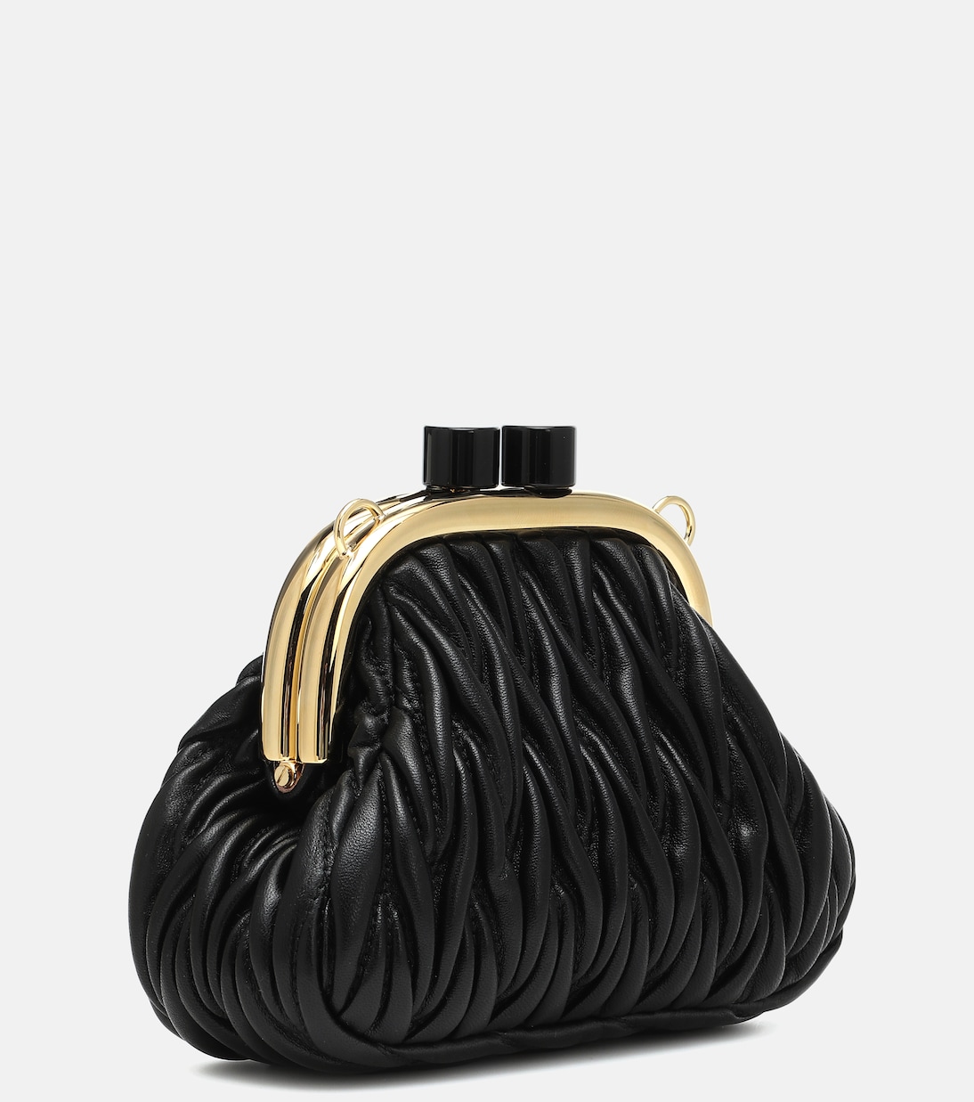 Pochette Miu Belle Mini en cuir matelassé | Miu Miu