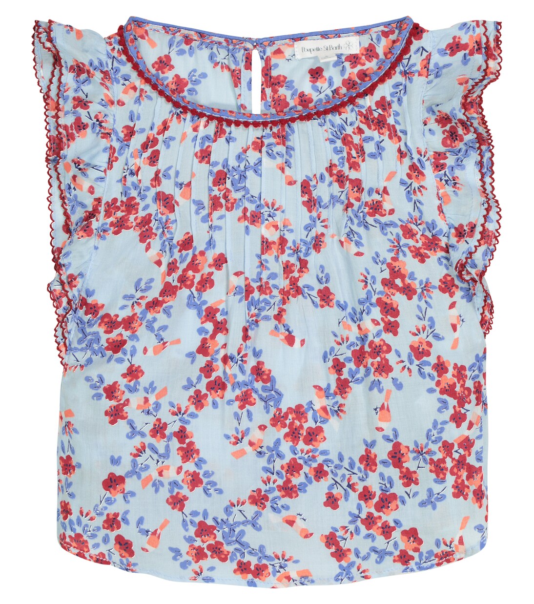Top Amber floral | Poupette St Barth Kids