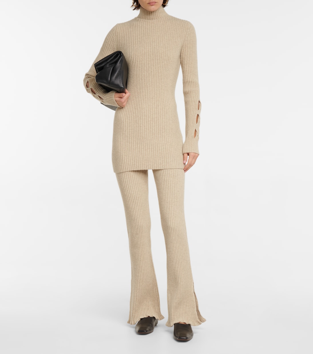Schlaghose aus einem Wollgemisch | Victoria Beckham