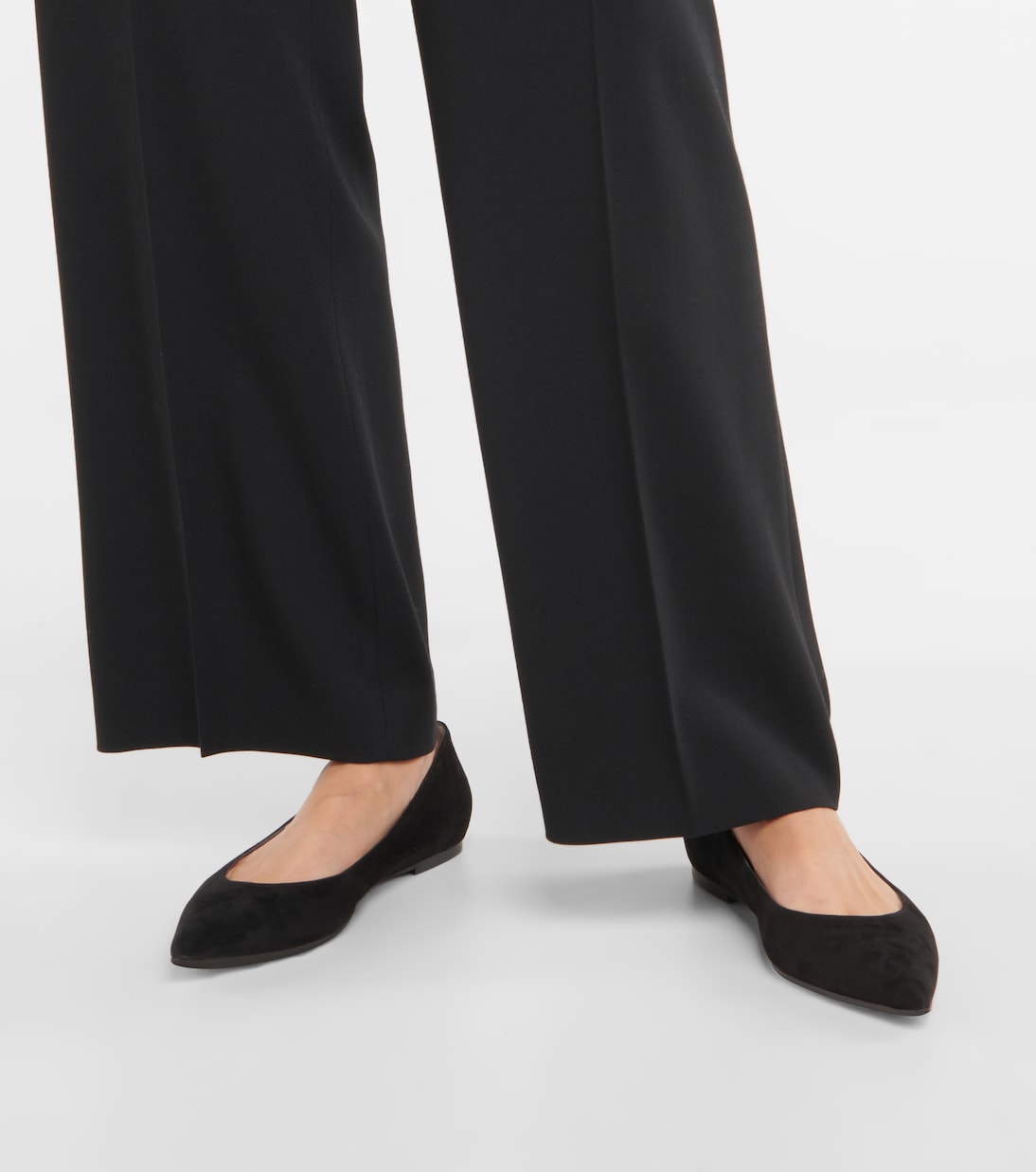 Ballerinas Gianvito aus Veloursleder | Gianvito Rossi