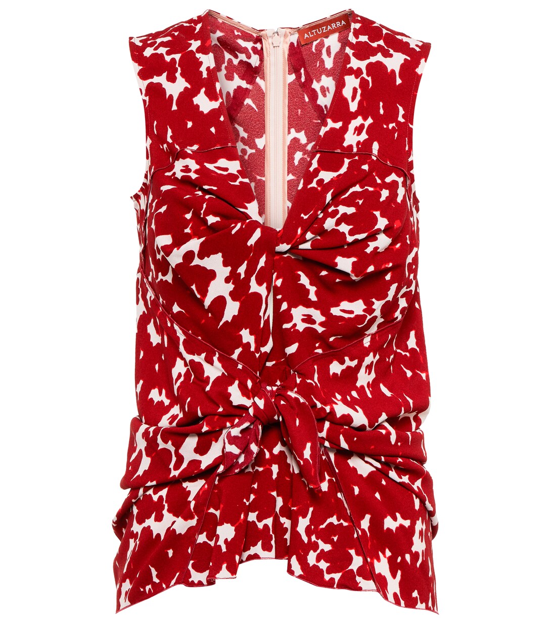 Top Pan de crepé estampado | Altuzarra