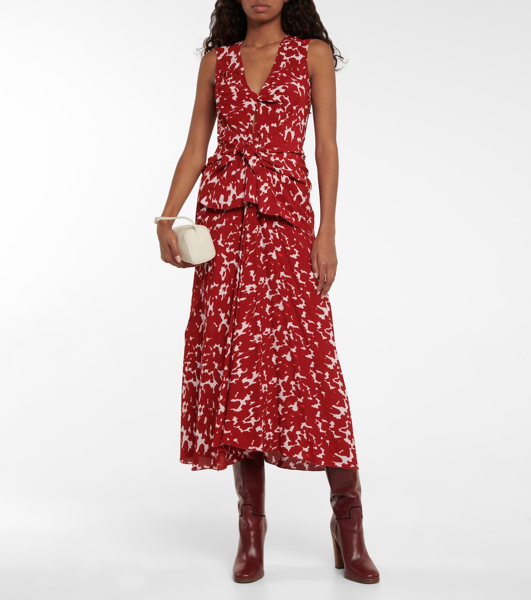 Top Pan de crepé estampado | Altuzarra