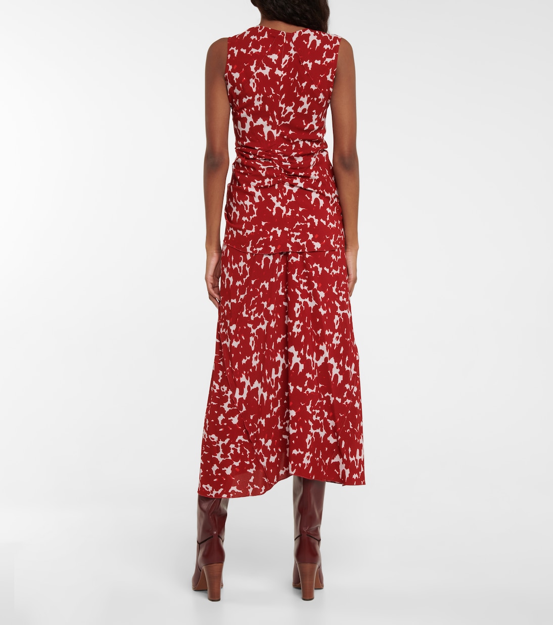 Top Pan de crepé estampado | Altuzarra