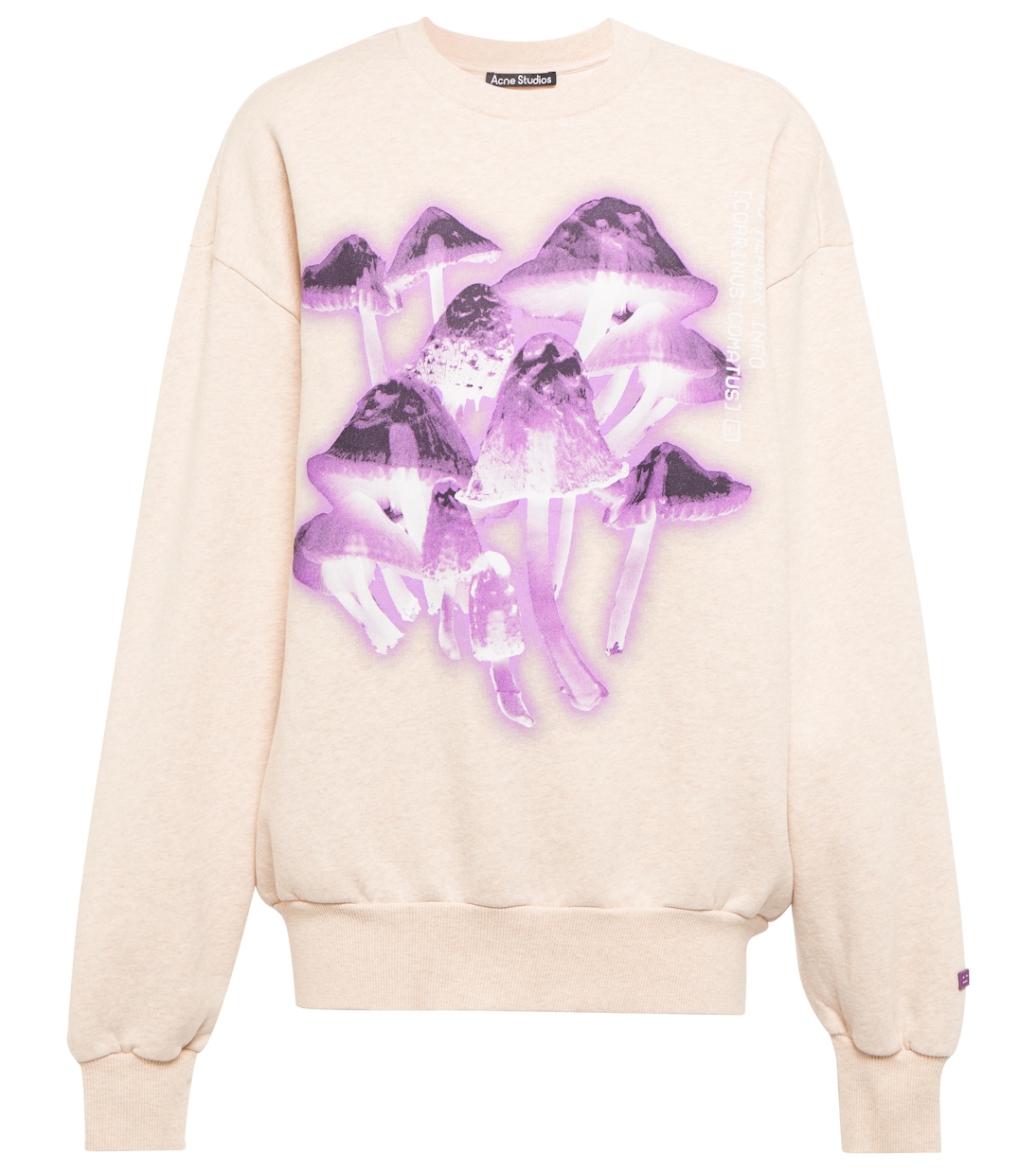 Sudadera de algodón estampada | Acne Studios