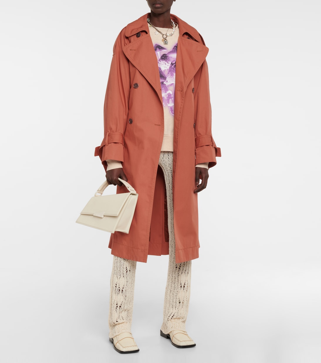 Sudadera de algodón estampada | Acne Studios