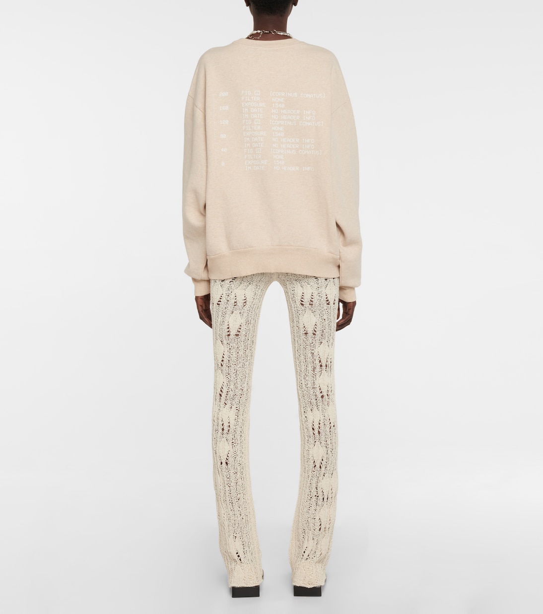 Sudadera de algodón estampada | Acne Studios