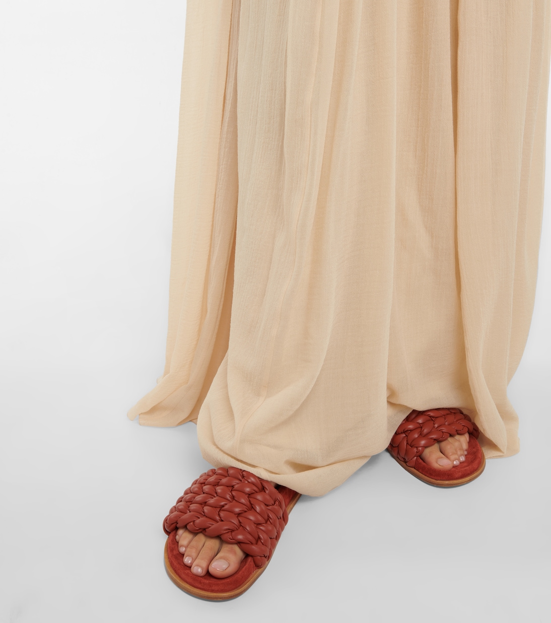 Kacey leather slides | Chloé