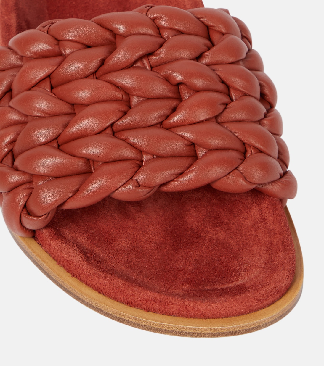 Kacey leather slides | Chloé
