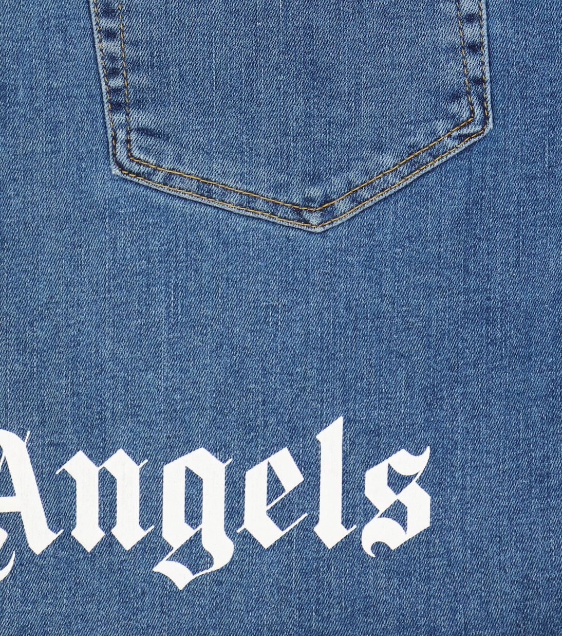 Bedruckte Jeansshorts | Palm Angels Kids