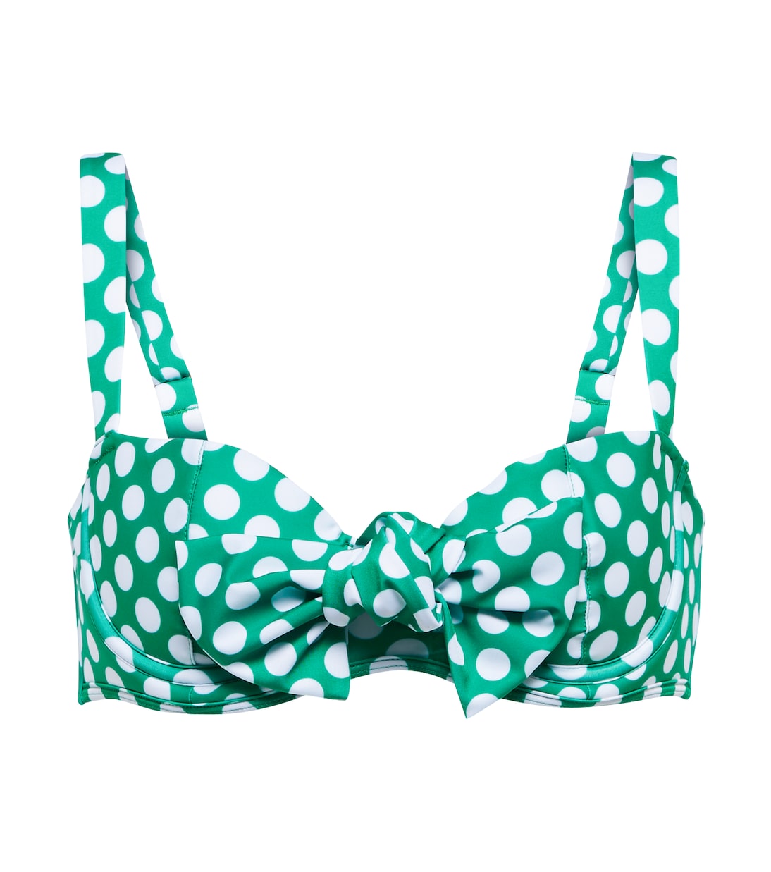 Clara polka-dot bikini top | Alexandra Miro