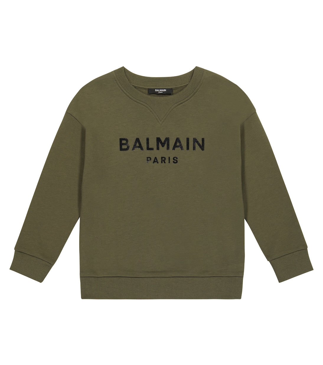 Bedrucktes Sweatshirt aus Baumwolle | Balmain Kids