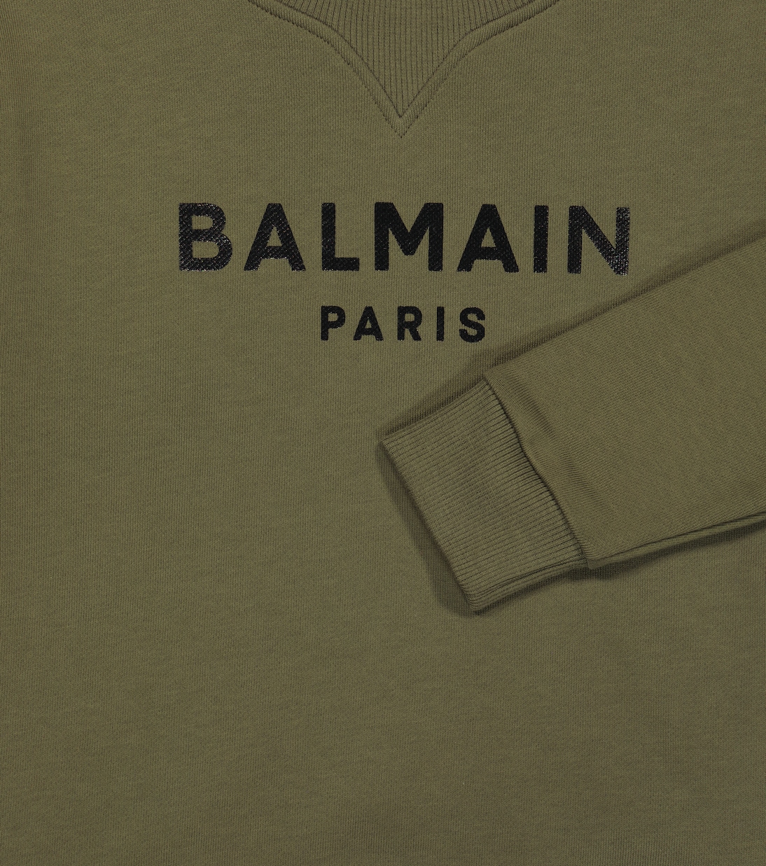 Bedrucktes Sweatshirt aus Baumwolle | Balmain Kids