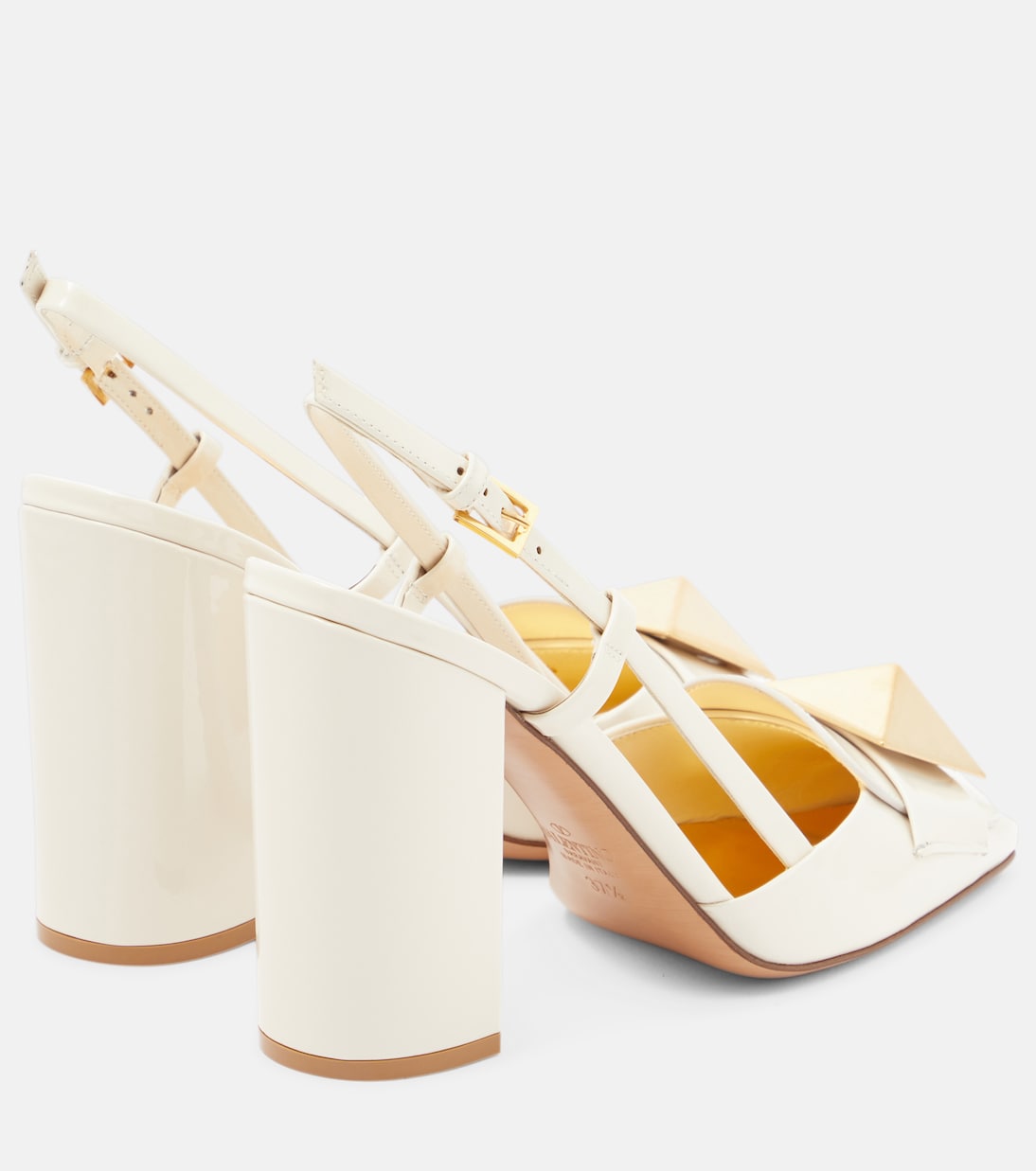 One Stud patent leather slingback pumps | Valentino Garavani
