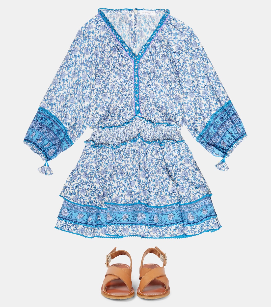 Ariel floral dress | Poupette St Barth Kids