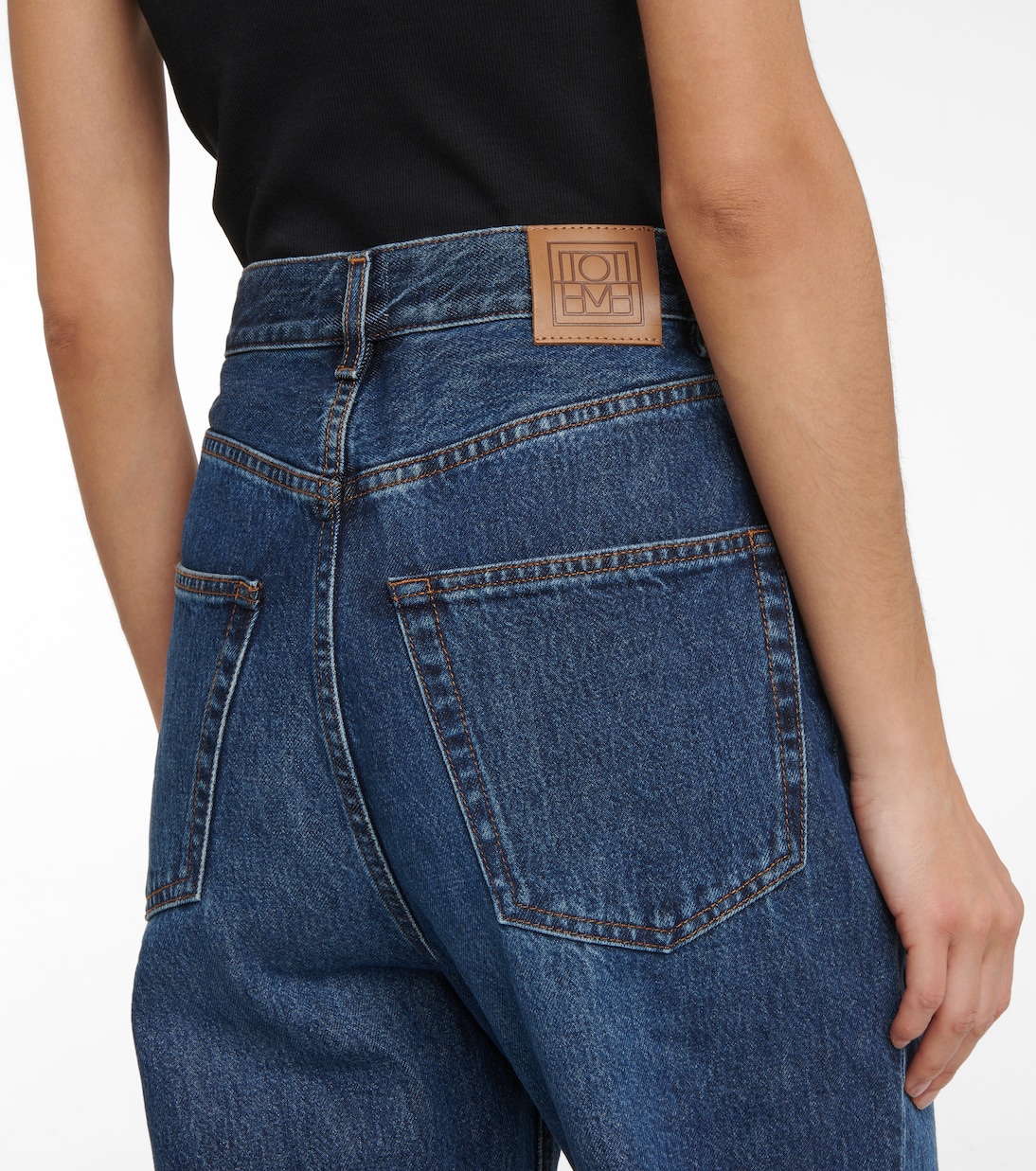 Jean tapered à taille haute | Toteme