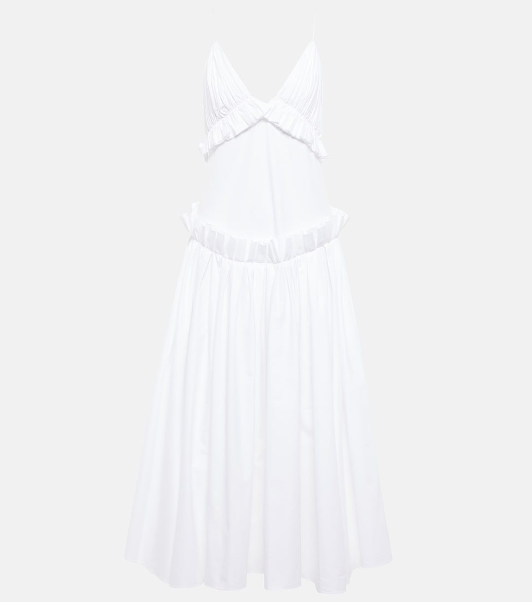Slipdress Andrina aus Baumwol-Twill | Khaite