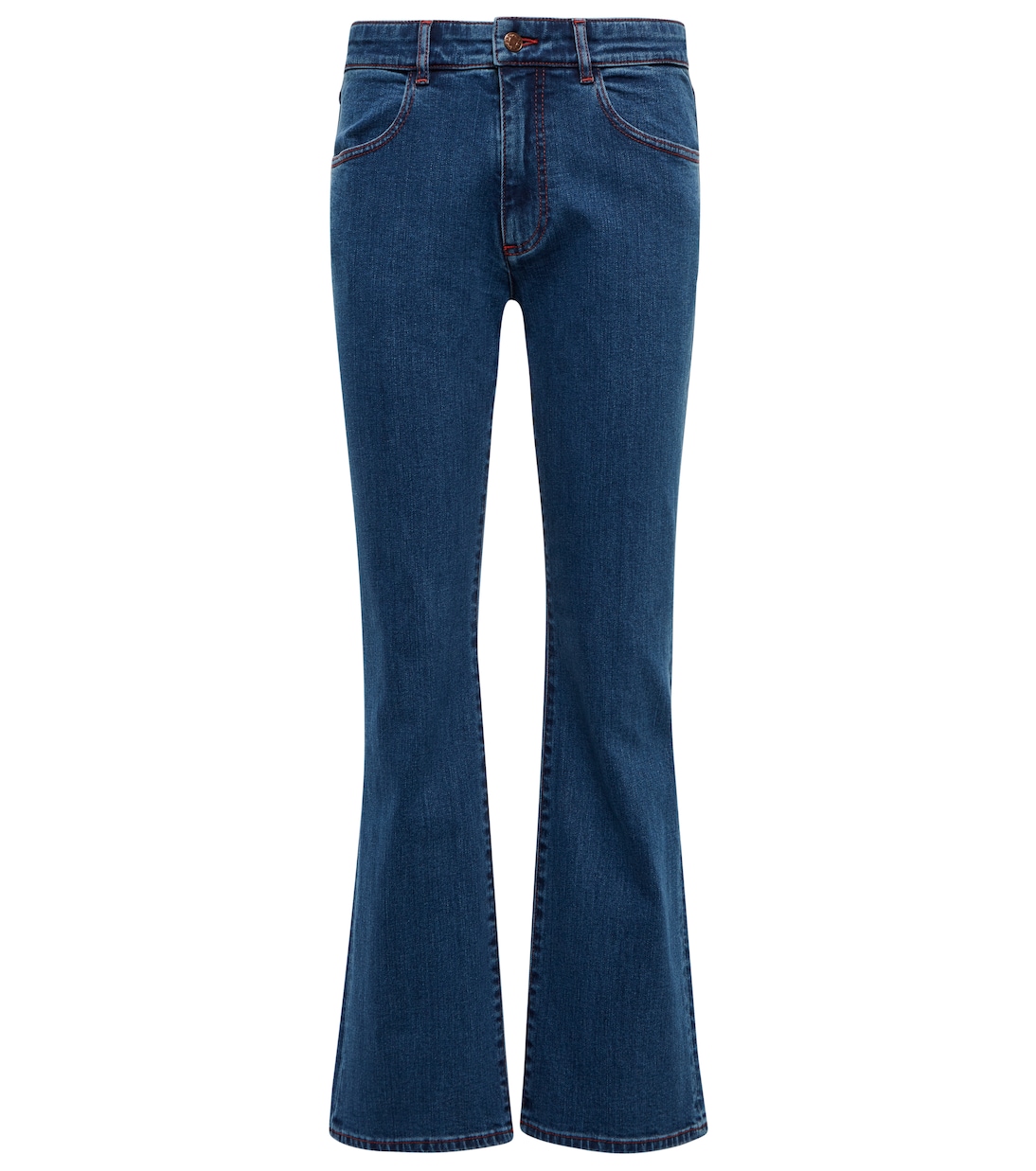 Jeans flared cropped a vita media | See By Chloé