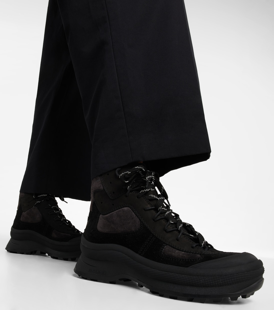 Suede hiking boots | Jil Sander
