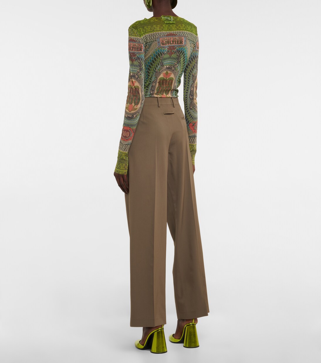 Pantalon ample à taille haute | Jean Paul Gaultier