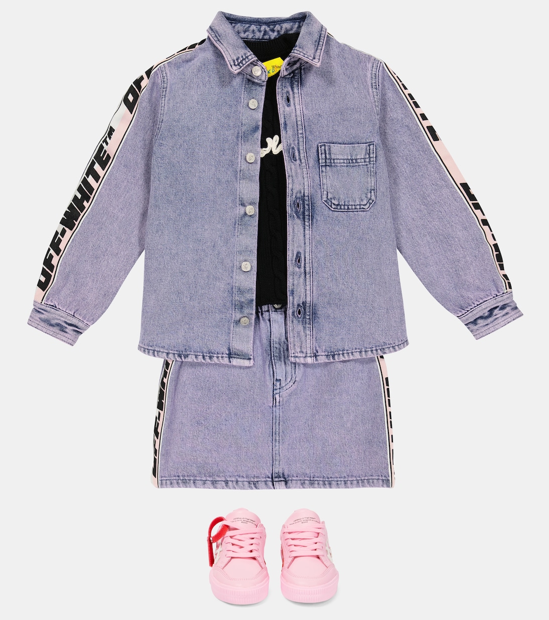 Camicia di jeans con logo | Off-White Kids