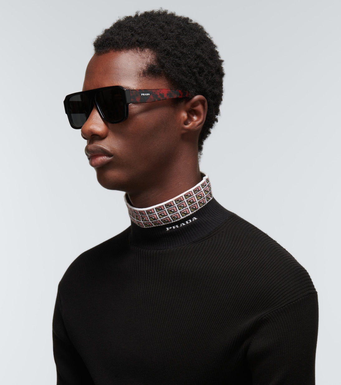 Square acetate sunglasses | Prada