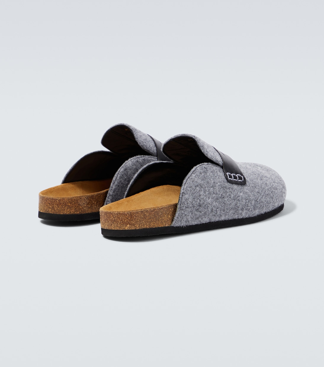 Leather-trimmed slippers | JW Anderson