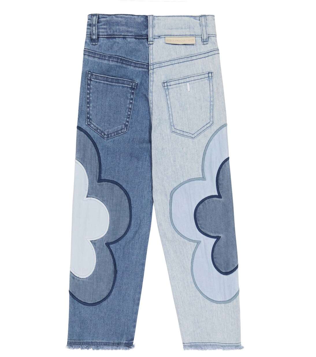 Jeans patchwork con stampa | Stella McCartney Kids