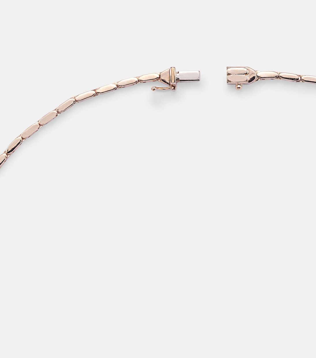 Collana in oro rosa 18kt con rubini di Suzanne Kalan, gioiello chic per giovani trendsetter