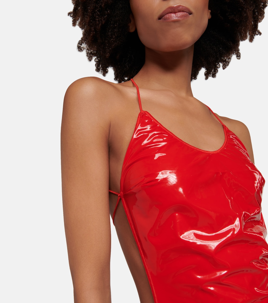 Glow latex lacé swimsuit | Oséree